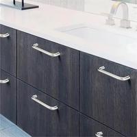 Poignées de meuble modernes en acier inoxydable en forme de U et de D pour tiroirs de cuisine, commodes et portes de placard - Quincaillerie de mobilier robuste