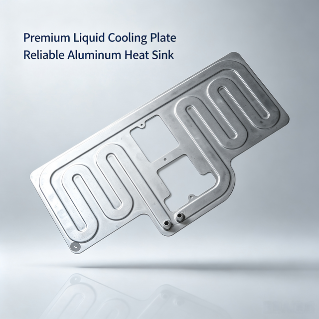 Custom Vacuum Brazed Aluminum Liquid Cooling Cold Plate for GPU Server AI Computing Water Cooled Thermal Solution