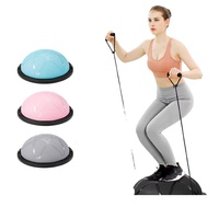 Halbrunder Ball-Fußschritt-Balance-Trainer Pilates Verdickter Explosionsgeschützter Yoga-Ball Kerntraining Fitnessgerät