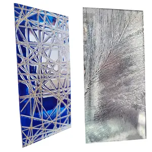 Dijital baskı cam çok renkli baskı cam bina dekorasyon için yüksek çözünürlüklü dekoratif cam panel