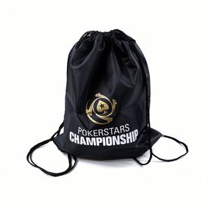 Custom logo Makeup Gift Heavy Duty Printed Candle Fabric Polyester Drawstring Storage Sports Totes Bags Stain - Product Image 3