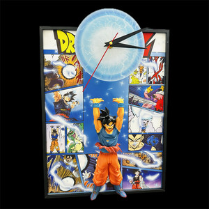 Figura Decorativa 3D Enmarcada de Dragon Ball Z, Son Goku, Vegeta, <span class=keywords><strong>Gogeta</strong></span>, con Figuras de Anime, Derivados de Animación, Estatua, Modelo, Juguete, Muñeca - Product Image 4