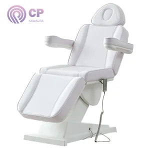 Skin Care Spa Salon Furniture Electric White Leather Eyelash Extensions Bed 3 Motors Esthetician Chair Facial Sofa Bed Recliner