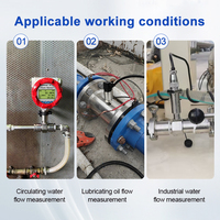 Medidor de Flujo de Turbina Líquida de Alta Precisión, Medidor de Flujo de Turbina para Medición de Agua, Aceite, Diésel y Combustible, Sensor de Flujo Hidráulico