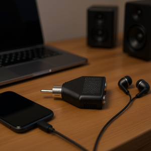 Adaptateur audio RCA mâle vers 2 prises jack 3,5 mm - Product Image 3