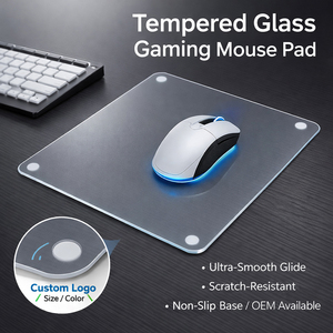 Alfombrilla de Ratón para Juegos de Vidrio Templado Personalizable, Transparente, Negra, Blanca, con Diseños de <span class=keywords><strong>Anime</strong></span> y Dibujos Animados, de Alta Velocidad y Bajo Ruido, en Existencia - Product Image 3
