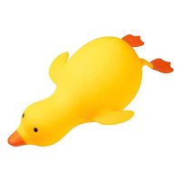 En gros, Jouet Squishy géant en forme de canard couché, en TPR souple, rempli de farine, plat, anti-stress, pour la décompression au bureau des adultes, TikTok