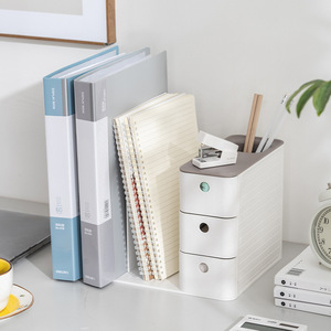 Organisateur de bureau pour étudiants en design de mode, boîte de rangement pour livres et documents, étagère de bureau, support de livres - Product Image 3