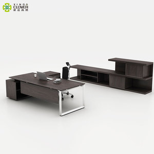 <span class=keywords><strong>Muebles</strong></span> de Oficina para CEO, Escritorio Ejecutivo de Diseño Moderno y Lujoso, Estructura de Metal Resistente - Product Image 2