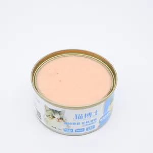 delicious Mousse pet treats Pet food for dog and cat wet can food chicken and fish