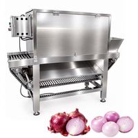 Machine à peler les oignons électrique commerciale en acier inoxydable pour les applications de l'industrie alimentaire
