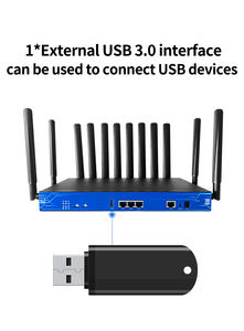 Yanan hızlı Internet yönlendirici MT7981B 3000Mbps 512MB DDR4 yönlendirici 4G/5G LTE 5g Sim kartlı Router yuvası ile wifiwifi6 yönlendirici - Product Image 4