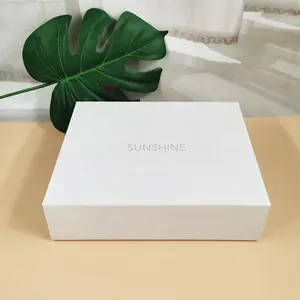 Aangepaste Witte Kleur Of Lichtroze Kleur Opvouwbare Bakkerij Voedsel Stevig En Duurzaam Opslag Verpakking Papier Gift Box Met Handvat