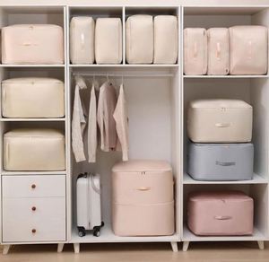 Sac de rangement extensible pour couette 54*42*30cm Organisateur de draps avec poignées - Product Image 6