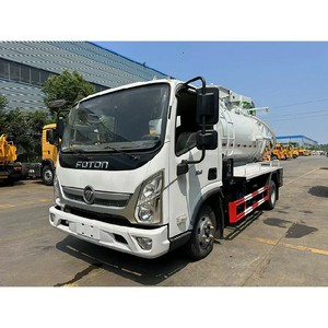 Camión de Succión de Aguas Residuales Foton 4x2 Nuevo, con Tanque de Vacío Fecal de 6000 Litros de Alta Presión para Limpieza de Alcantarillado, en Venta - Product Image 3