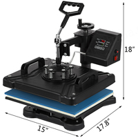 SIHAO Set Combo 53 "Traceur de découpe de panneaux et T-shirt Tasse Presse à chaud Machines de transfert 12'' x 15''