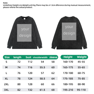 <span class=keywords><strong>T</strong></span>-<span class=keywords><strong>shirt</strong></span> unisexe surdimensionné en coton 100% de qualité supérieure, imprimé DTG, personnalisable, manches longues, streetwear, personnalisation de <span class=keywords><strong>t</strong></span>-<span class=keywords><strong>shirt</strong></span> pour homme - Product Image 2