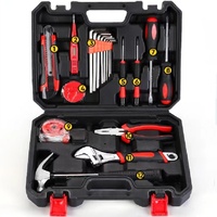Kit d'outils ménagers, boîte à outils de quincaillerie, électricien, menuiserie, kit d'outils de maintenance allemand
