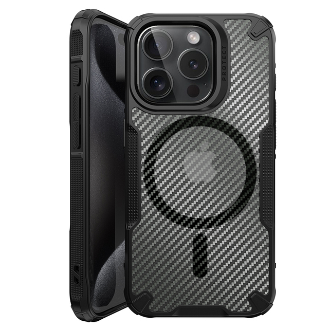 Real Carbon Fiber Mobile Phone Cases Magnetic Charging Mobile Phone Back Cover for iphone 14 14pro 14plus 14promax Phone case