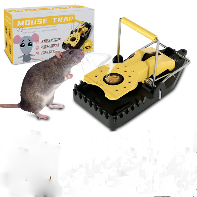 Factory Reusable Quick Kill Mouse Trap Eco Friendly Plastic Rodent Trap Plastic Rat Catcher Mice Trap for Garden Rodent Control