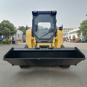 Yuanxing ts65x Skid nhỏ gọn loader DIESEL carregador theo dõi mini phí Skid chỉ đạo Bộ nạp với nhanh chóng Hitch - Product Image 2