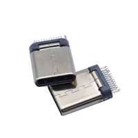Fabricante Profesional de Conectores USB Verticales Macho de 24 Pines Tipo C