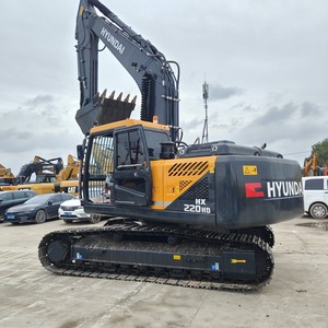 Nouvelle pelle médiatemporelle HX220HD de 21,4 tonnes de poids opérationnel, machine de terrassement sur chenilles pour la construction - Product Image 6