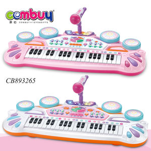 เครื่องดนตรีไฟฟ้าการเรียนรู้ของเล่นเปียโนกับไมโครโฟน - Product Image 4