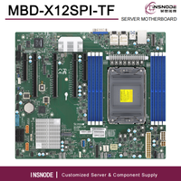 Carte mère de serveur MBD-X12SPI-TF, socket unique LGA-4189 pour processeur Intel Xeon Scalable 3e génération C621A, 8xDIMM DDR4 RECC, double LAN 10G, ATX