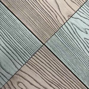 Planches de clôture WPC décoratives modernes personnalisées en gros, 140*10mm, avec design en relief 3D pour usage extérieur dans les parcs - Product Image 5