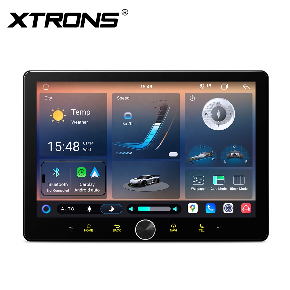 XTRONS 10.1 Inch Car Screen - Universal 2 Din Android 13