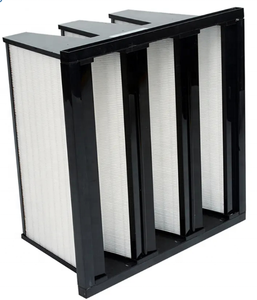 Merv13 V hình dạng vỏ nhựa 2 V loại khung nhựa Bộ lọc không khí <span class=keywords><strong>12x24x12</strong></span> inch - Product Image 2