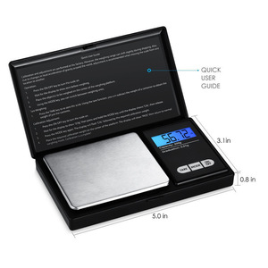 Balance numérique Fuzion 1000g 0.01g, affichage LCD de précision, balance portable pour bijoux, pour peser l'or et l'argent - Product Image 2