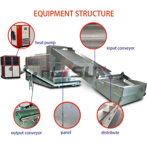 Professional Mesh Belt Dryer Fruit Drying Equipment Longan Drying Machine Longan Cleaning and Drying Production Line - Product Image 3