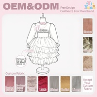 Nouvelle robe de tutu en maille rouge en forme de cœur pour la Saint-Valentin, robe de danse de ballet, robe de tulle, boutique, robe formelle décontractée rose pour enfants, sur mesure