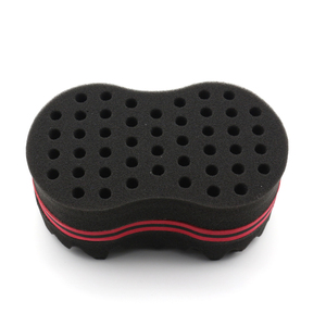 Esponja de espuma para rastas torcidas de dos caras grande, esponja para el cabello, cepillo para rizos torcidos, esponja de pelo rizado Natural para hombre negro - Product Image 4