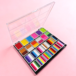 <span class=keywords><strong>Kit</strong></span> <span class=keywords><strong>de</strong></span> Pintura Corporal y Facial Profesional Personalizado al por Mayor, Paleta <span class=keywords><strong>de</strong></span> Arcoíris, Maquillaje <span class=keywords><strong>de</strong></span> Halloween, Set <span class=keywords><strong>de</strong></span> Pintura Facial para Fiestas - Product Image 1