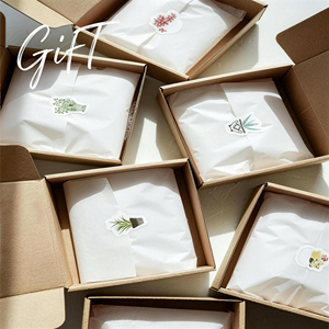 Custom <b>Kraft</b> Paper Mailer <b>Boxes</b> with UV Printed Die-Cut Stickers for Gift and Craft Packaging - Product Image 2