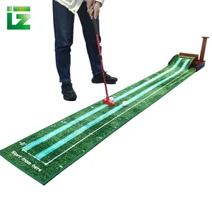 Factory Custom LOGO Package Mini Golf Putting Green Golf Sport Goods for Golf Training with Automatic Ball Return