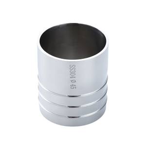 Tuyaux de plomberie en acier inoxydable 304, raccords de tuyaux soudés à filetage externe pour conduites d'eau et de gaz avec accessoires filetés - Product Image 1