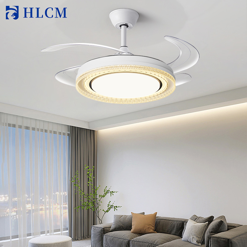 LED Ceiling Fan Lamp with Remote Control Dimmable Modern Home Office Decor 36-48 Inch Blade Sizes 4000K/5000K/6000K Color Temp