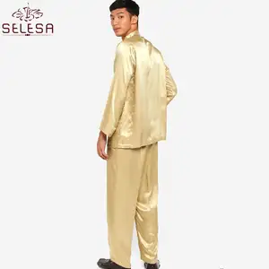 衬衫传统男士Baju Melayu风格穆斯林长袖棉质衬衫马来西亚Kurta