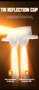 GPNE GT20 85w Projecteur à Prisme H4 de 3 Pouces à Haute Puissance, Lentille Laser Bi-LED pour <span class=keywords><strong>GTR</strong></span> Universel - Product Image 5