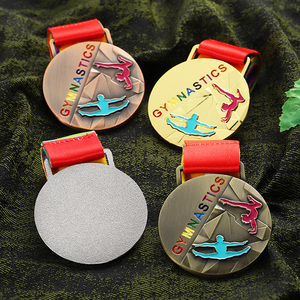 Medallas de Gimnasia Rítmica, Chapadas en Oro, Plata, Cobre y <span class=keywords><strong>Latón</strong></span>, Personalizadas, Medallas Deportivas con Grabado en Esmalte, Medalla de Carrera - Product Image 4