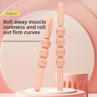 Bâton de massage ergonomique à picots en forme de dents de loup pour soulager la fatigue au bureau, les tensions musculaires du cou, des épaules et du dos