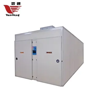 YFXF-75 Túnel multiestágio AC/DC totalmente automático digital 75600 pcs ovos industrial grande incubadora ISO9001 CE