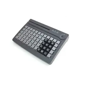 لوحة مفاتيح POS القابلة للبرمجة الرقمية مع أنظمة POS وقراءة MSR, 2023 ، عرض خاص ، USB ، PS2 ، 60 مفتاح