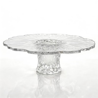 Nouvelle table console multifonctionnelle de luxe en acrylique cristal glacé en forme de lotus pour villas et salles à manger