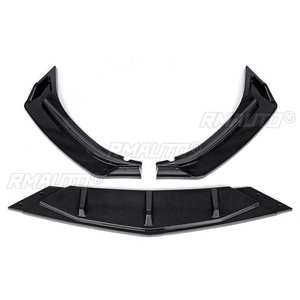 Kit de 3 pièces pour pare-chocs avant de voiture, spoiler, diffuseur, déflecteur, protection pour VW Passat B8 2017-2019 - Product Image 4