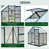Serre de jardin extérieure en aluminium Green House